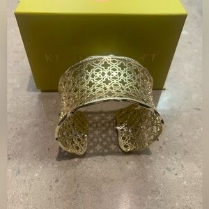 NWB Kendra Scott Gold Colored Cuff Bracelet